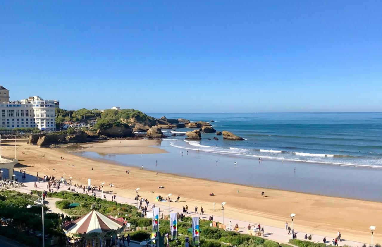 L'océan à perte de vue, la grande plage à vos pieds Biarritz Exterior foto