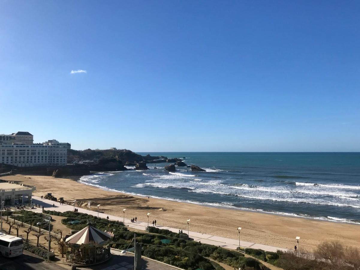 L'océan à perte de vue, la grande plage à vos pieds Biarritz Exterior foto