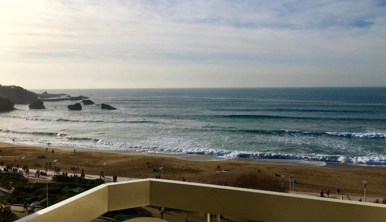 L'océan à perte de vue, la grande plage à vos pieds Biarritz Exterior foto